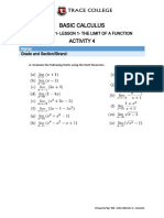 SLP 1 - Unit 1 - Lesson 1 - Activity 4 (Basic Calculus)