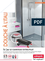 Fiche - Technique - Caniveau de Douche Extra Plat 510 MM Avec Guide Pentes Integres Wirquin