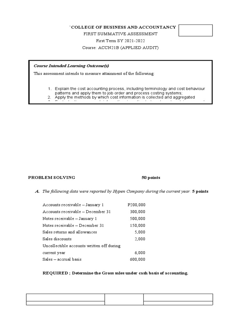 Free Online Accounts Payable Assessment Test