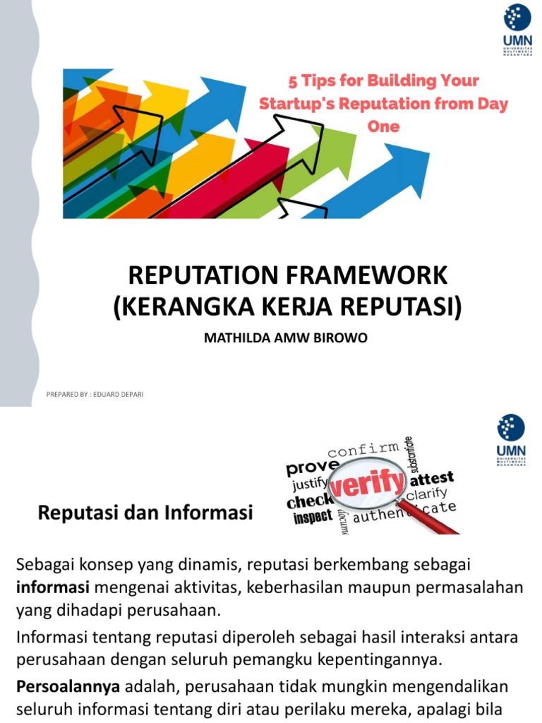 Kerangka Kerja Reputasi Perusahaan | PDF | Bisnis