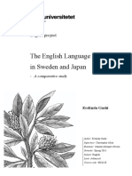Comparing English Syllabi in Sweden and Japan