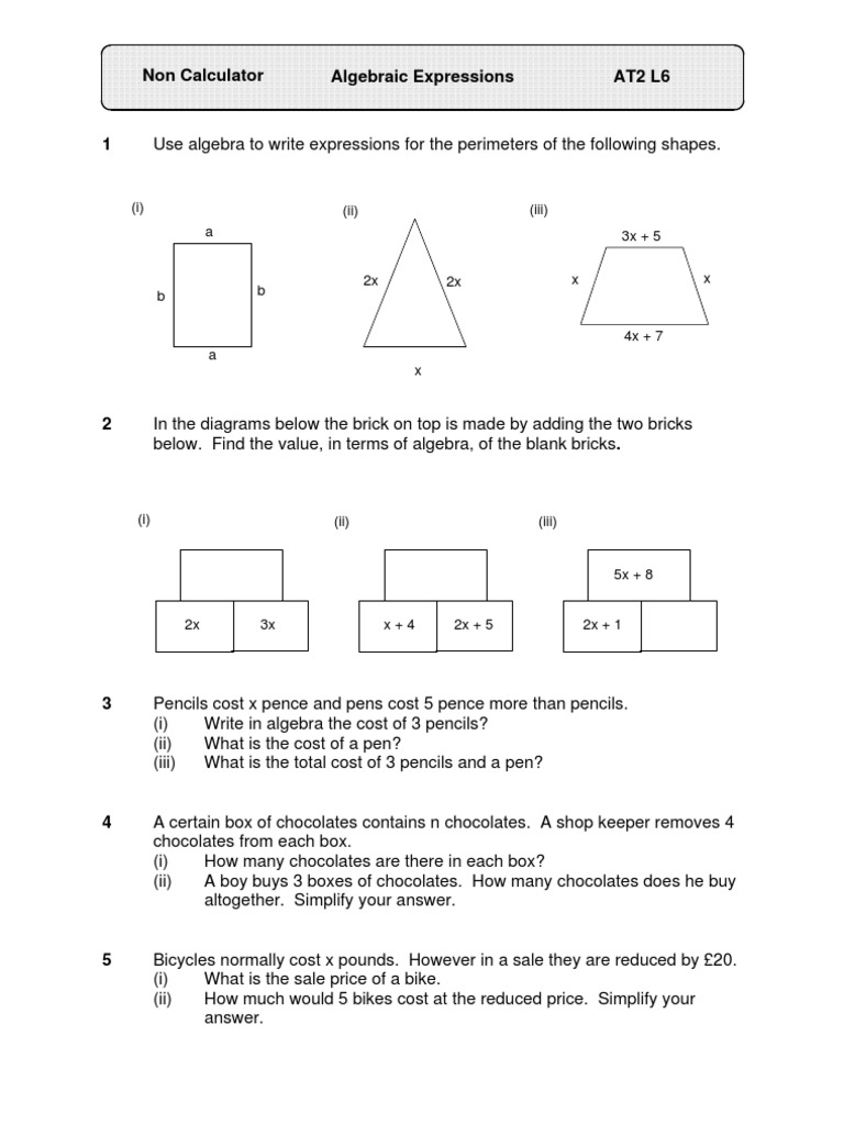 Algebra for Young Learners | PDF | Home & Garden