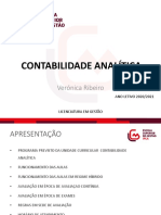 Apresentação UC CA - GE - Ano Letivo 2020-2021