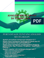 Analisa Kecelakaan Kerja