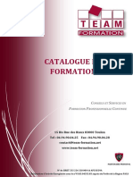 Catalogue de Formation 2014 TEAM FORMATION Toulon