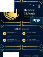 Ramadan Mubarak PowerPoint Template by SlideWin