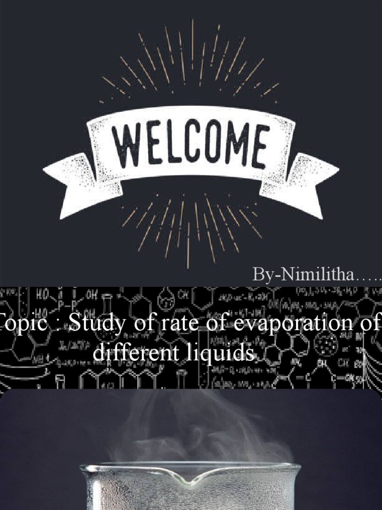 Chemistry PDF Evaporation Thermodynamics