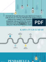 Pengaruh Rendam Kaki Menggunakan Air Hangat Terhadap Pasien Hipertensi