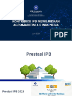 2021 Juni 12 - Paparan Rektor IPB