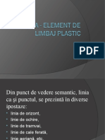 Linia Element de Limbaj Plastic
