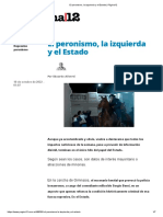 El Peronismo, La Izquierda y El Estado - Página12