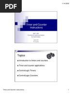 Timers and Counters Instruction PLC Tutorial