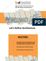 Lecture2-Architecture Definition