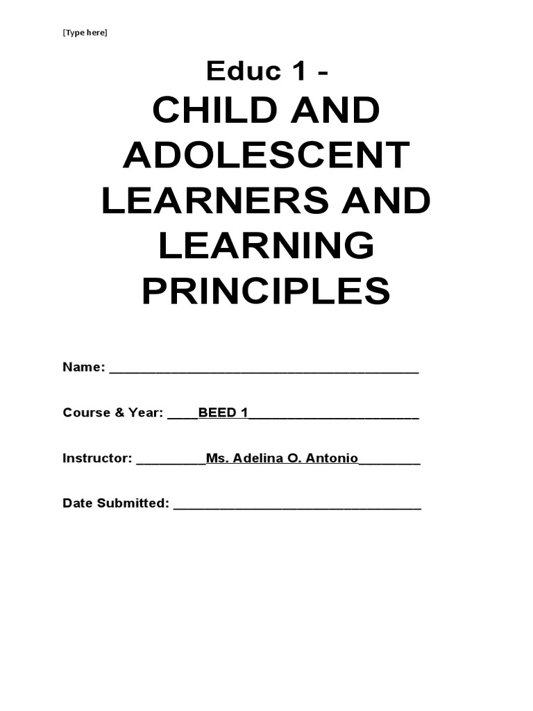 Prof ed 1 second activity pdf