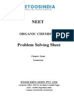 Isomerism - NEET TSC Problem Solving PDF