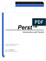 Perst Introduction and Tutorial