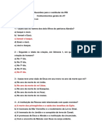 Questões para o Vestibular Da IPB - Conhecimentos Gerais Do VT