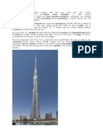 Burj Dubai Is The Tallest Building That Has Ever Been Built