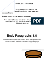 Body Paragraphs 1.0