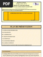 Appropriation des  concepts de base