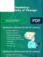 Chemistry: The Study of Change