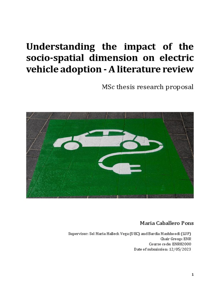 Socio-Spatial Factors in EV Adoption | PDF | Electric Vehicle | Transport