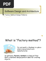 Lecture 4 - Factory Method