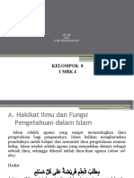 Presentasi Islam Dan Ilmu Pengetahuan