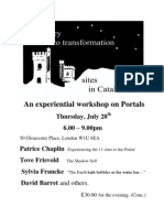 Journey To Transformation: An Experiential Workshop On Portals