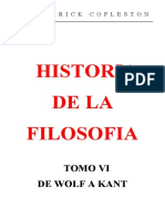 Tomo 6 - VI - Historia de La Filosofía de Wolff A Kant - Copleston