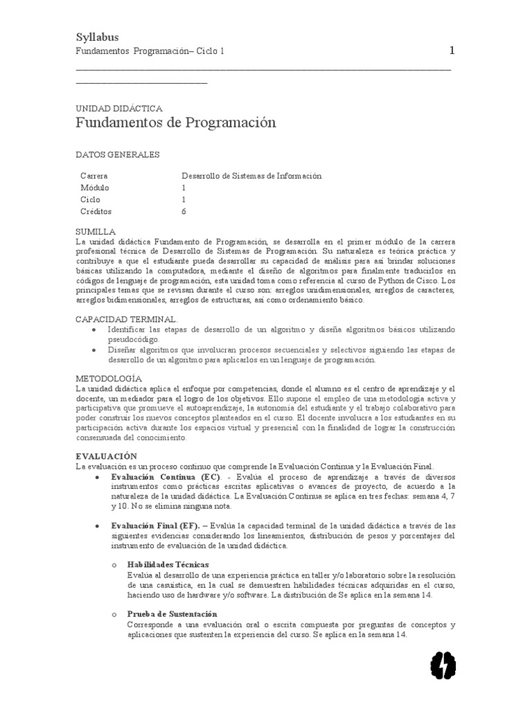 Fundamentos de Programación en Python | PDF | Python (lenguaje de ...