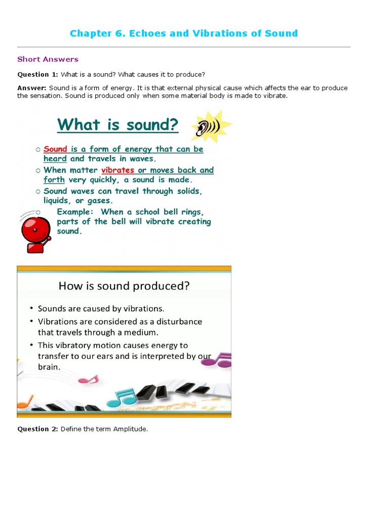 Sound PDF Sound Resonance