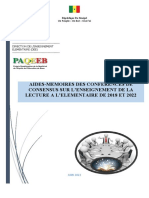 Aide-Mémoires Des Conférences de Consensus de 2018 Et 2022 (14244)