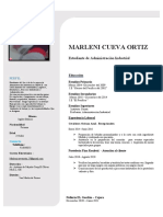 Curriculum Marleni Cueva Ortiz