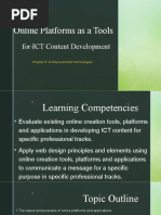 Online Platforms As A Tools CONTENT