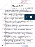 Class 12 -Chemical Kinetic