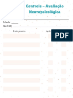 Controle - Avaliação Neuropsicológica - PraticaPsi