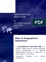 Geographical Indications