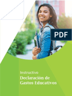 Instructivo Declaración Gastos Educativos