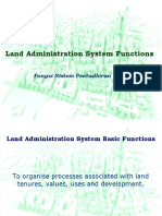Land Administration System Function