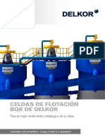 Celdas de flotación BQR de DELKOR para el mejor rendimiento metalúrgico