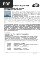Download Toronto Police 22 Division Community Bulletin August 2008 by aarontoronto SN5996459 doc pdf