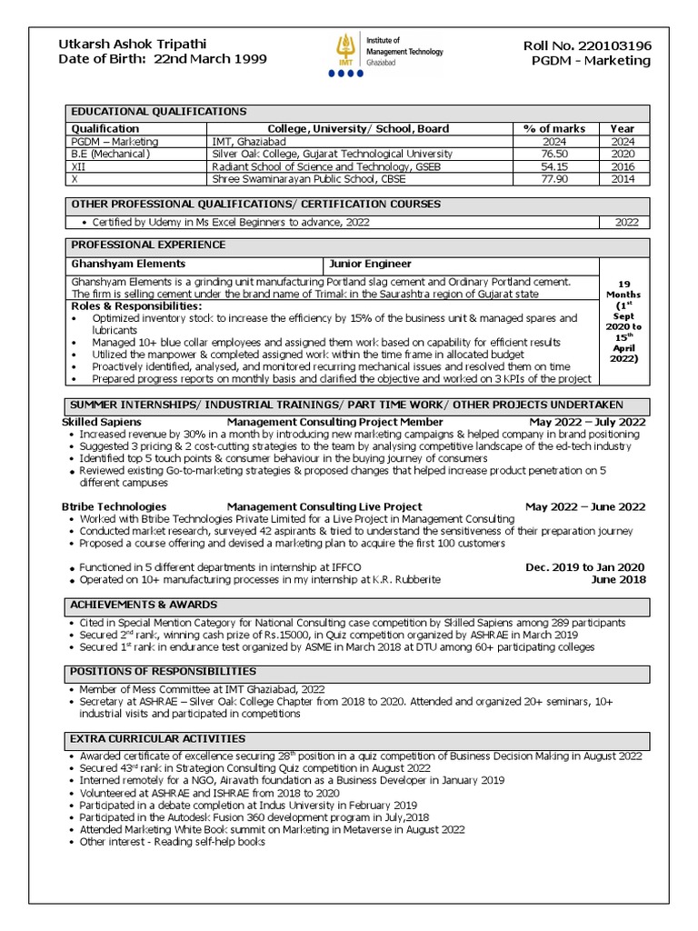 utkarsh-tripathi-s-curriculum-vitae-detailing-his-educational