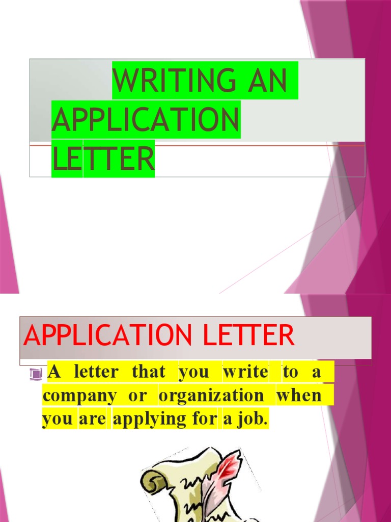 How to Write an Application Letter | PDF | Accounting | Communication