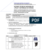 Especificacion Tecnica - Utiles de Escritorio