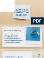 Principles Underlying Teaching
