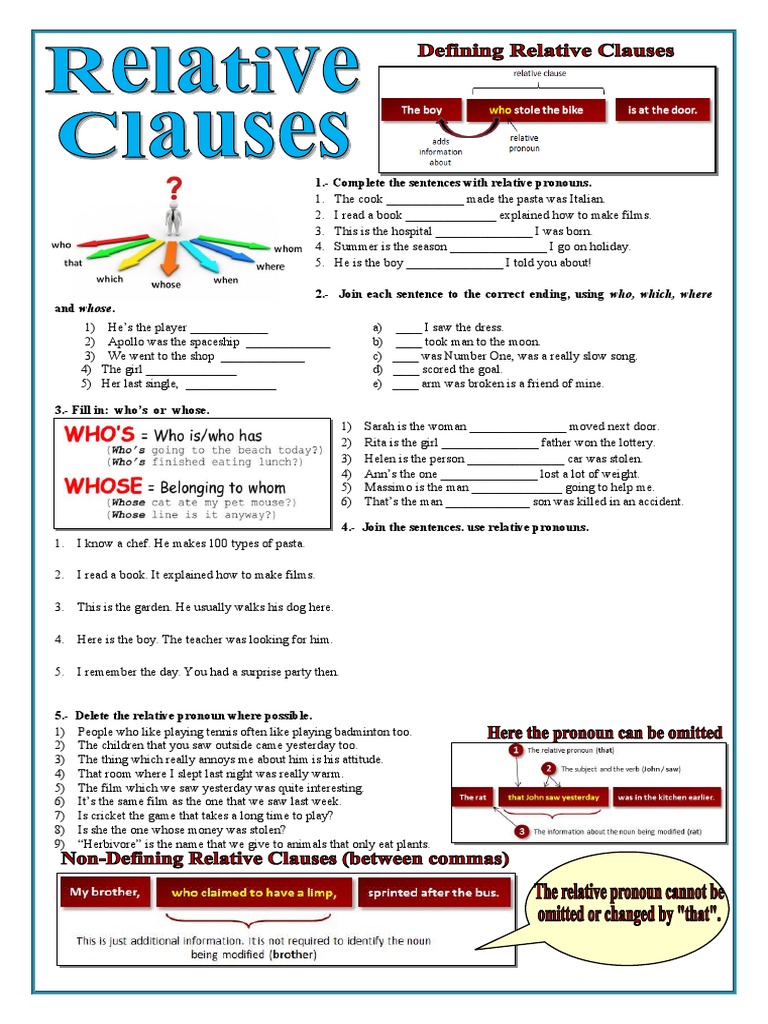 Relative Clauses | PDF