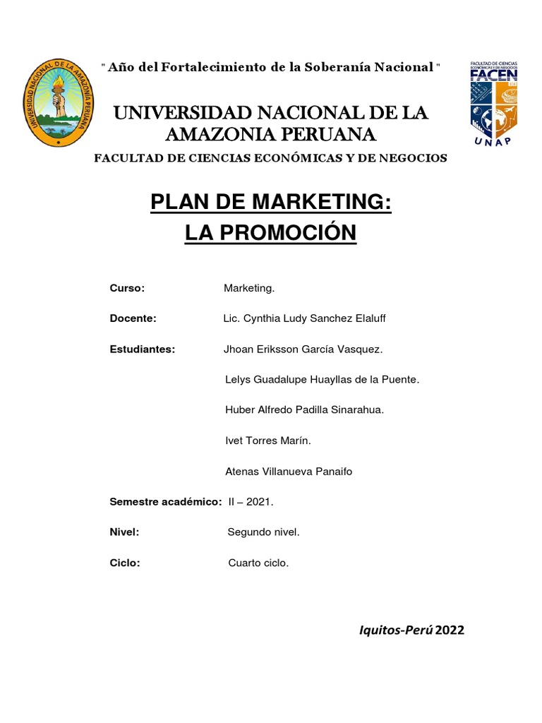 Promoción de Productos en Marketing | PDF | Marketing | Producto (Negocio)