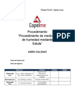 SIG-LAM - Procedimiento de Medición de Humedad Mediante Mufla