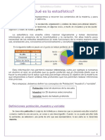 Introducción A Estadística